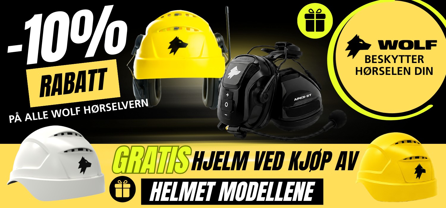 Wolf helmet hørselvern tilbud