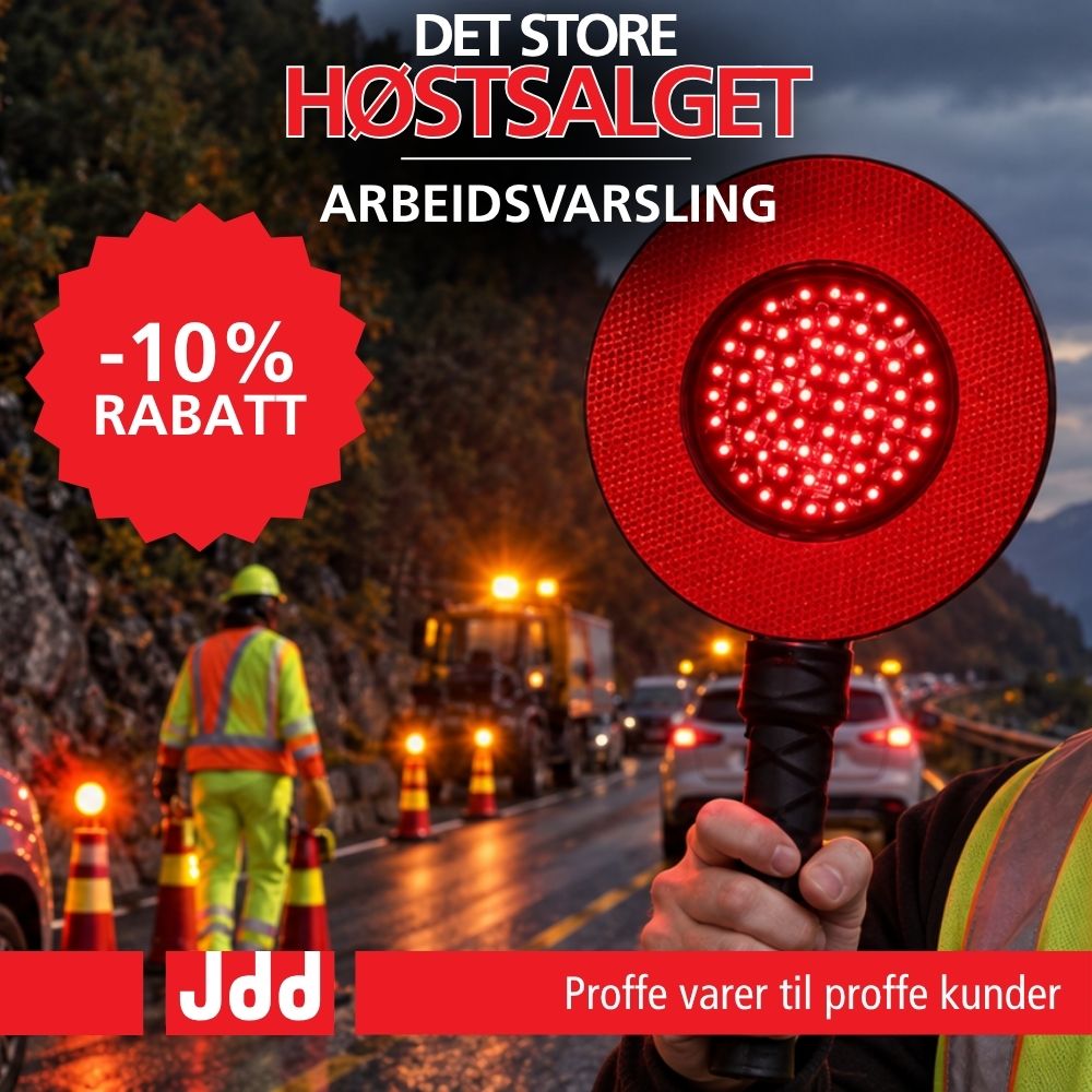 Arbeidsvarsling -10% rabatt