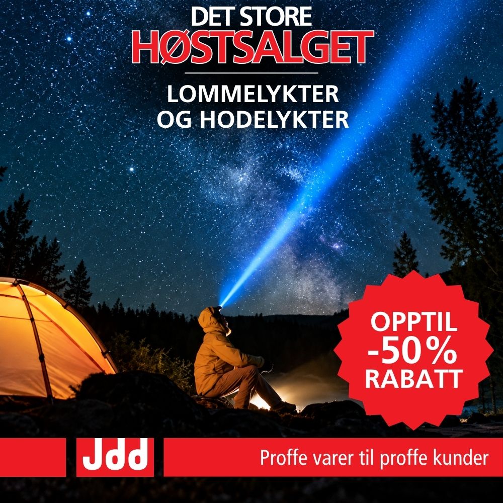 Lommelykter opptil -50% rabatt