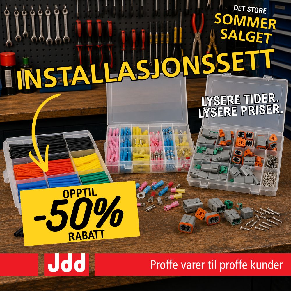 Installasjonssett -50% rabatt