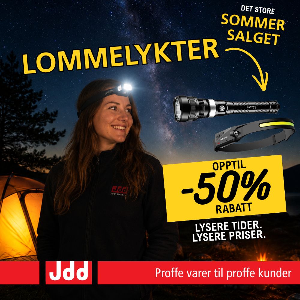 Lommelykter opptil -50% rabatt
