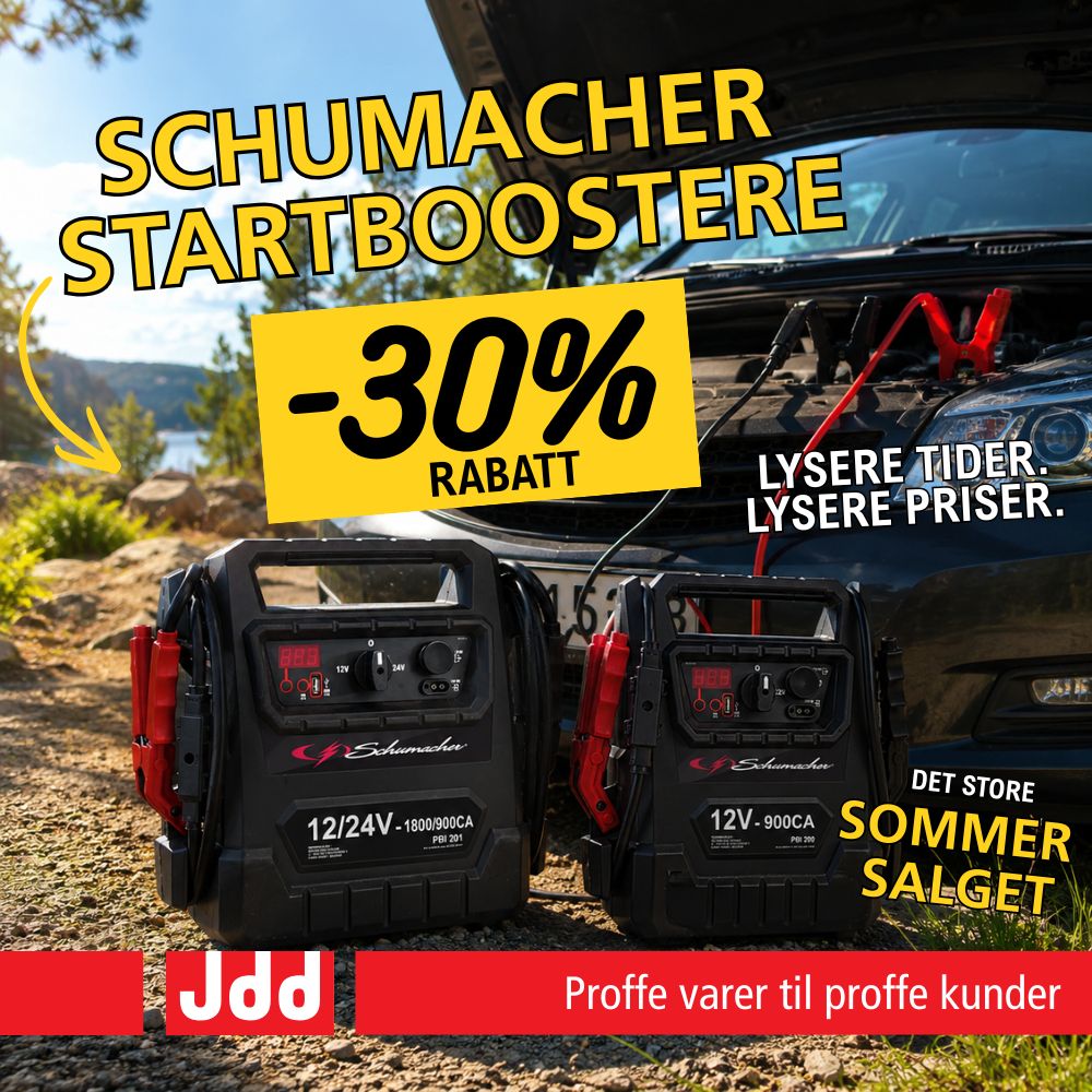 Schumacher startboostere -30% rabatt