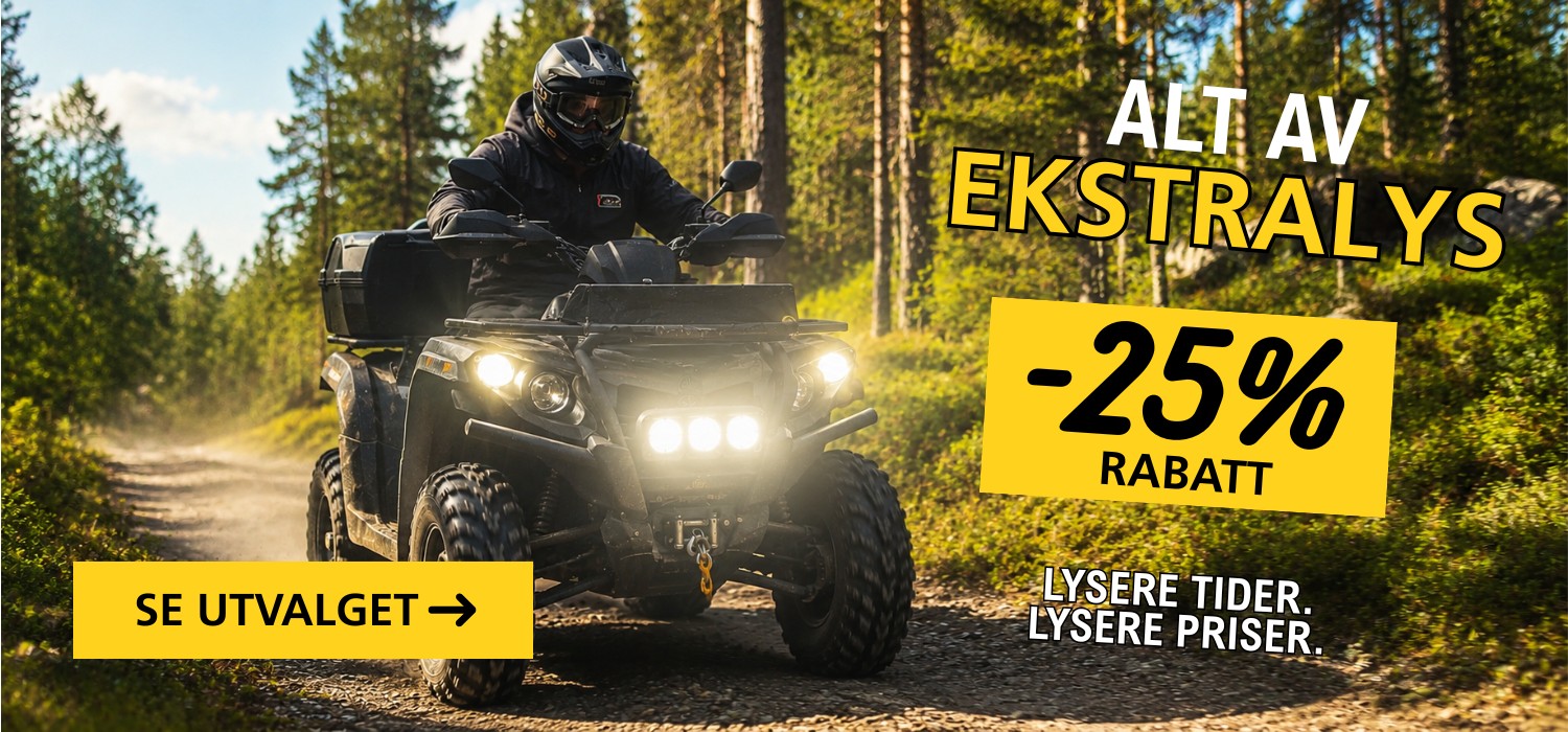 Alt av ekstralys -25% rabatt