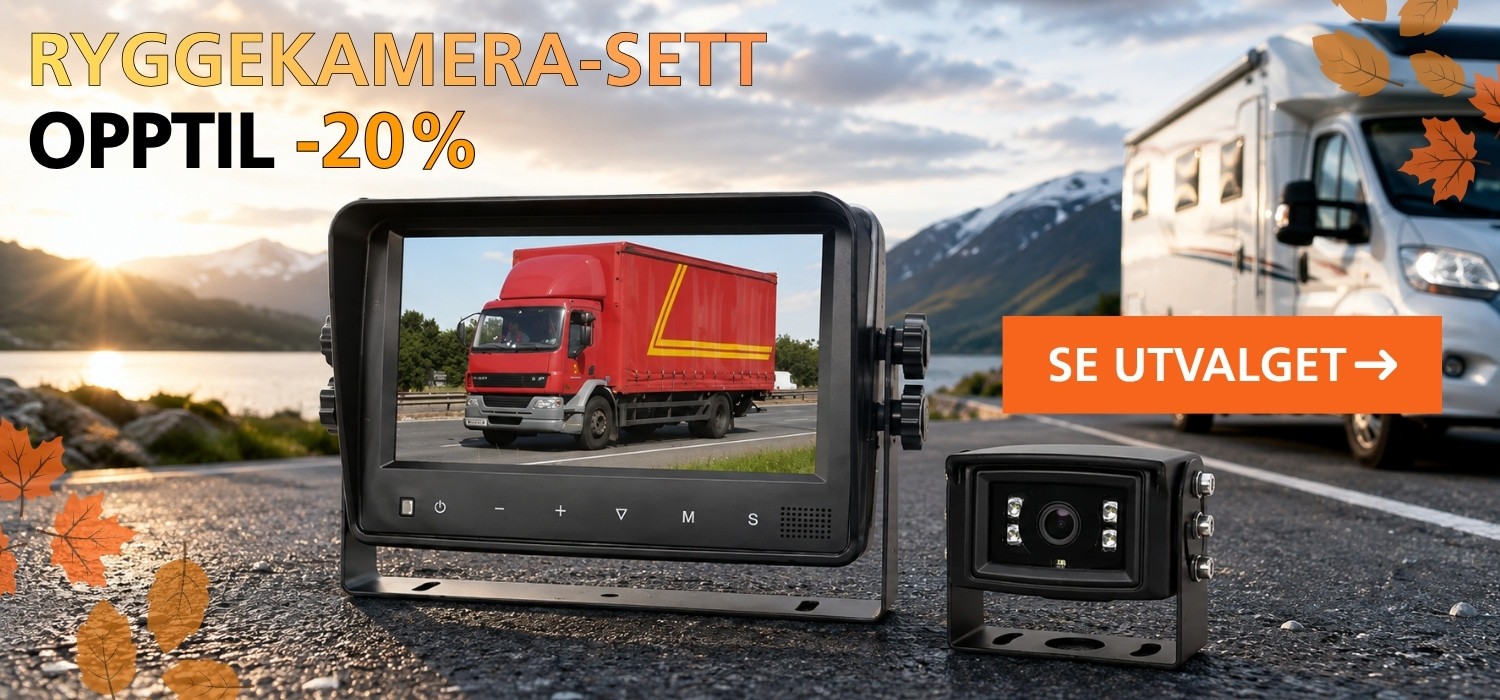 Ryggekamerasett opptil -20% rabatt