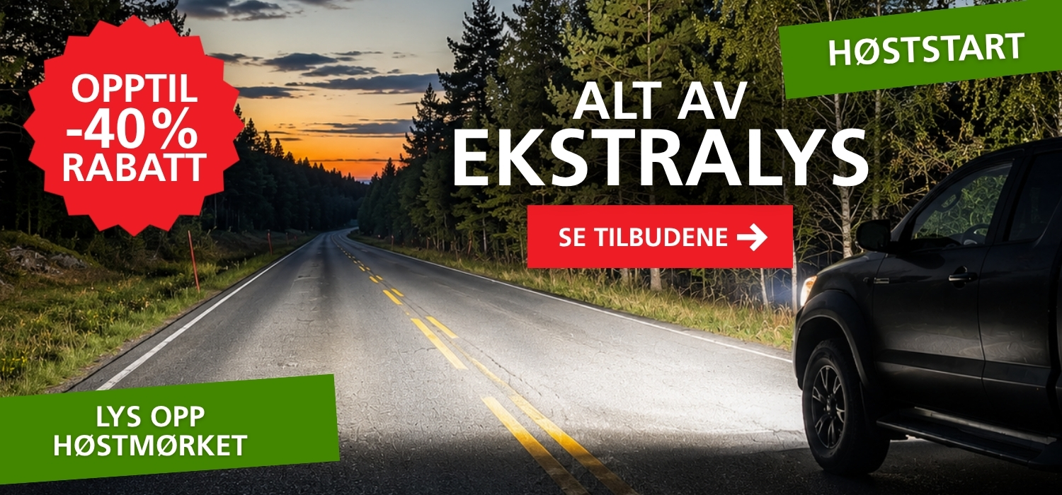 Høststart - Ekstralys opptil -40% rabatt