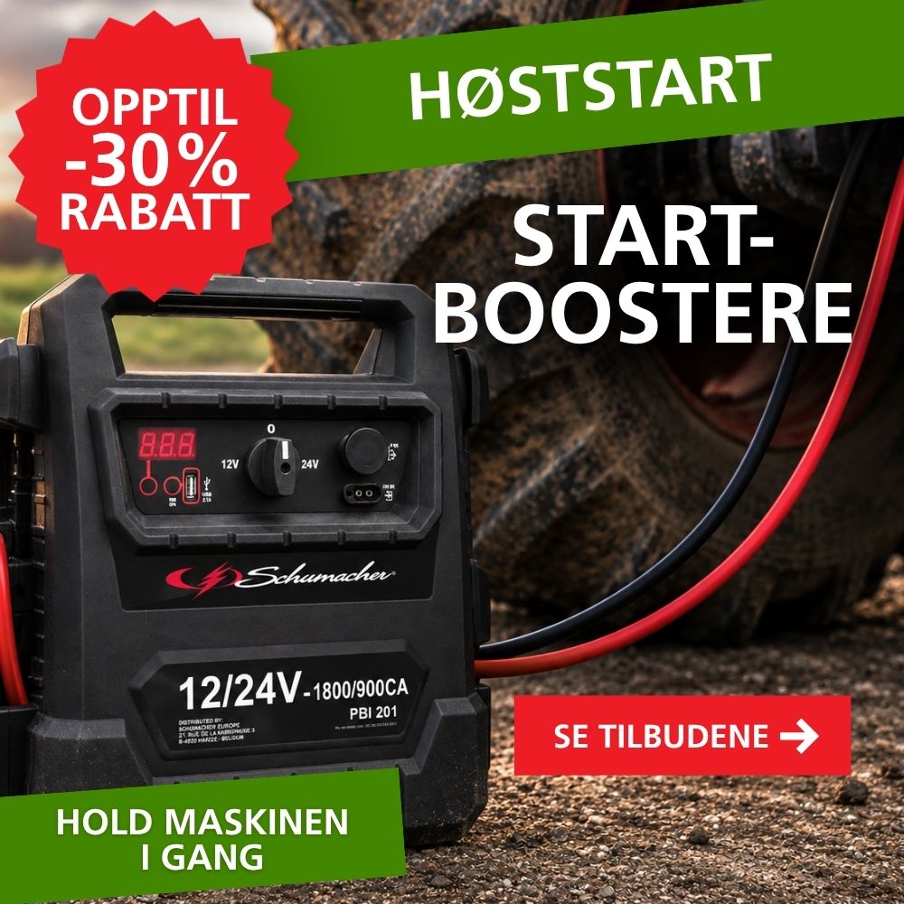 Startboostere opptil -30% rabatt - Høststart