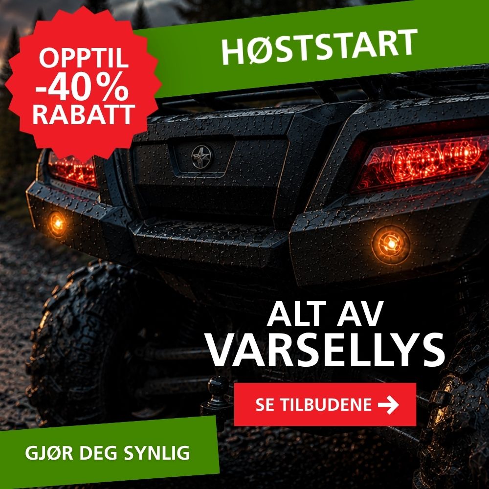 Varsellys opptil -40% rabatt - Høststart