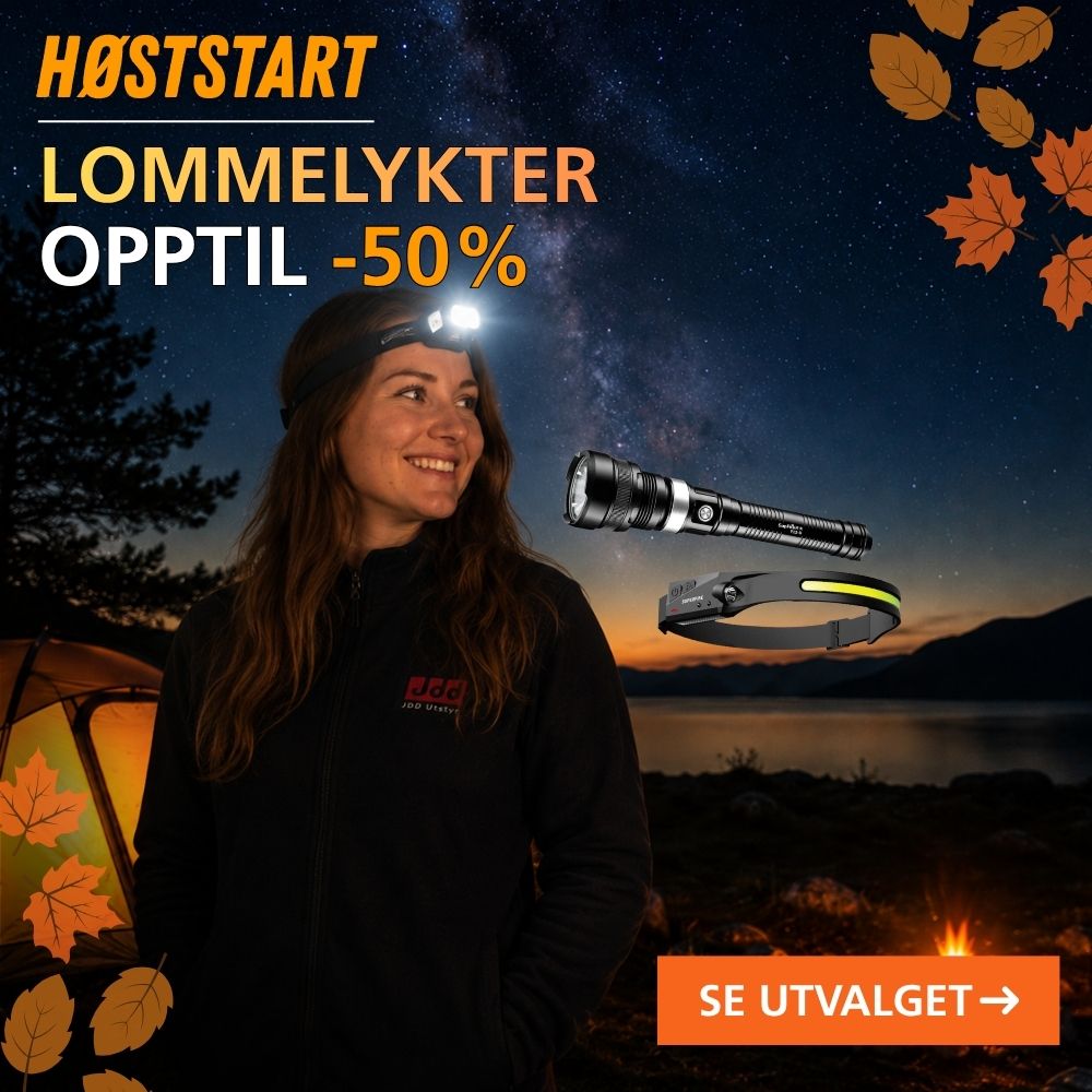Lommelykter opptil -50% rabatt - Høststart