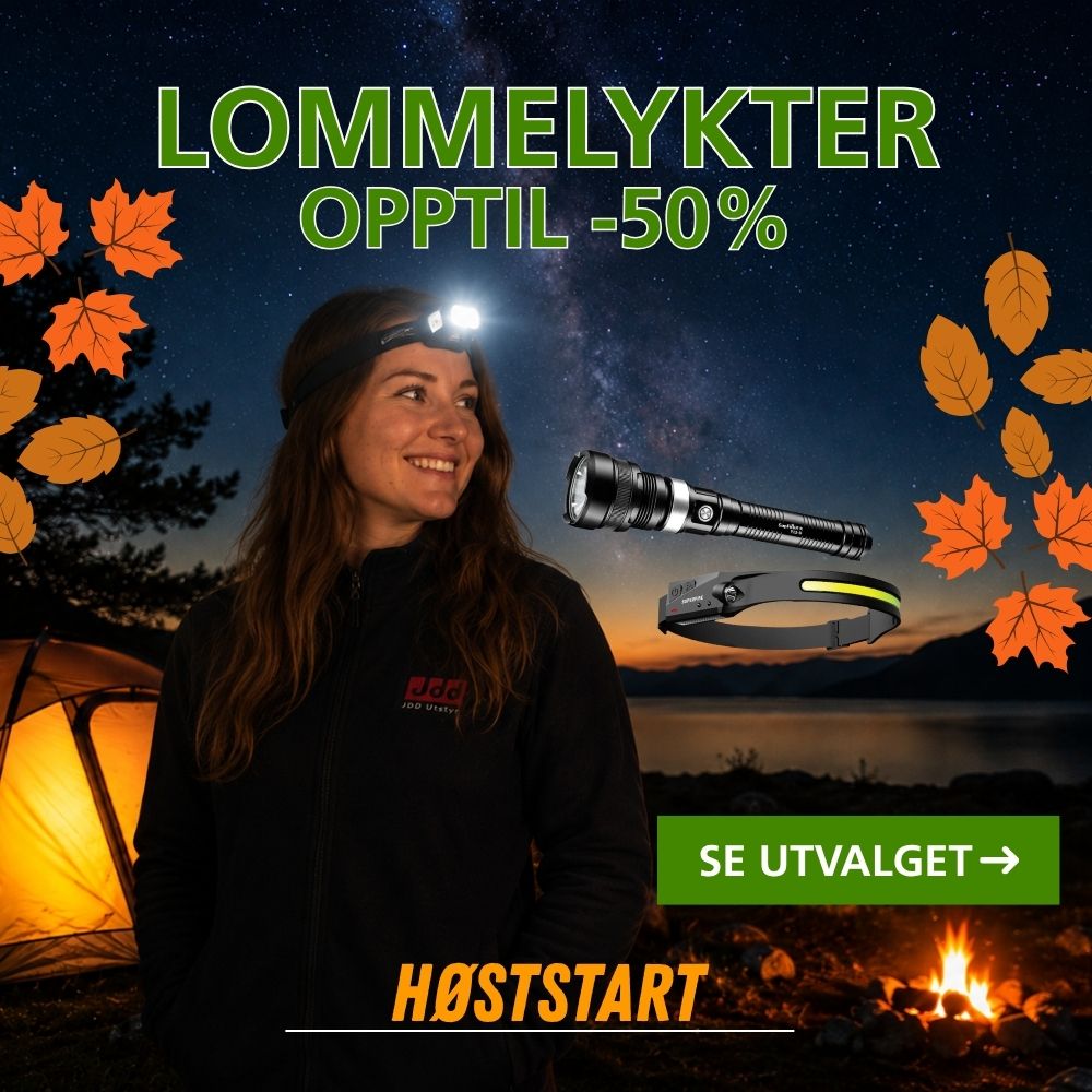 Lommelykter opptil -50% rabatt - Høststart