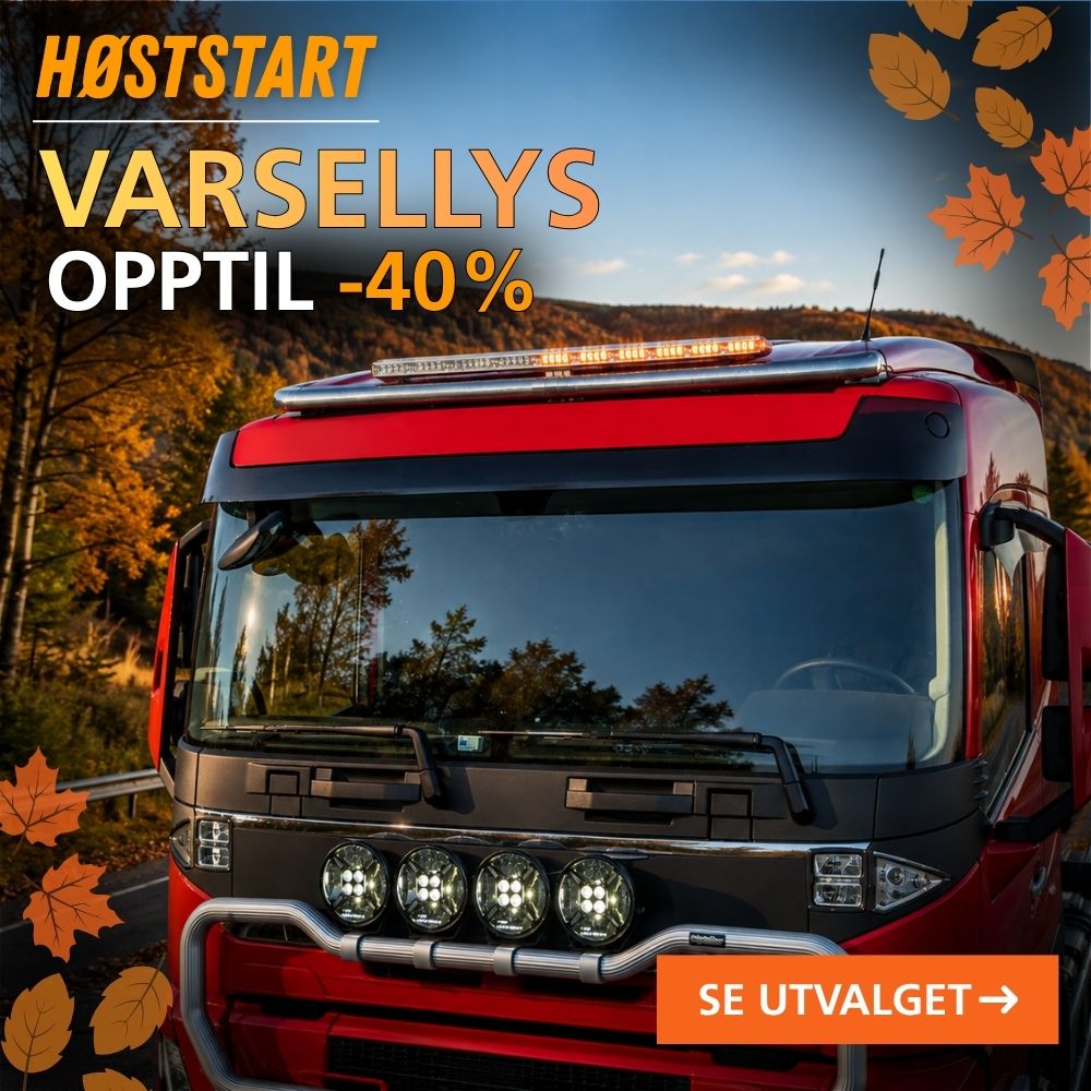 Varsellys opptil -40% rabatt - Høststart