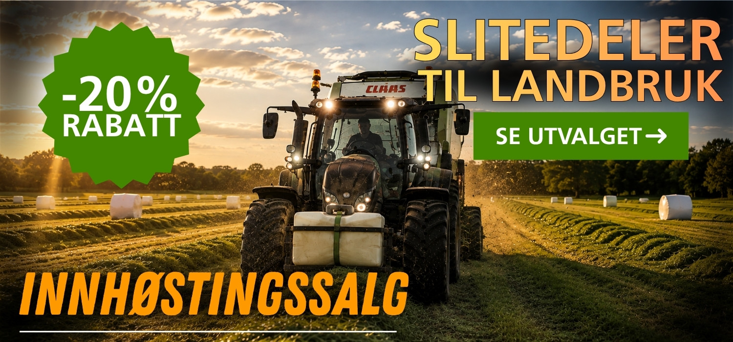 Slitedeler til landbruk -20% rabatt - Innhøstingssalg