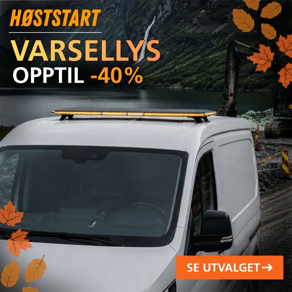 Varsellys opptil -40% rabatt - Høststart