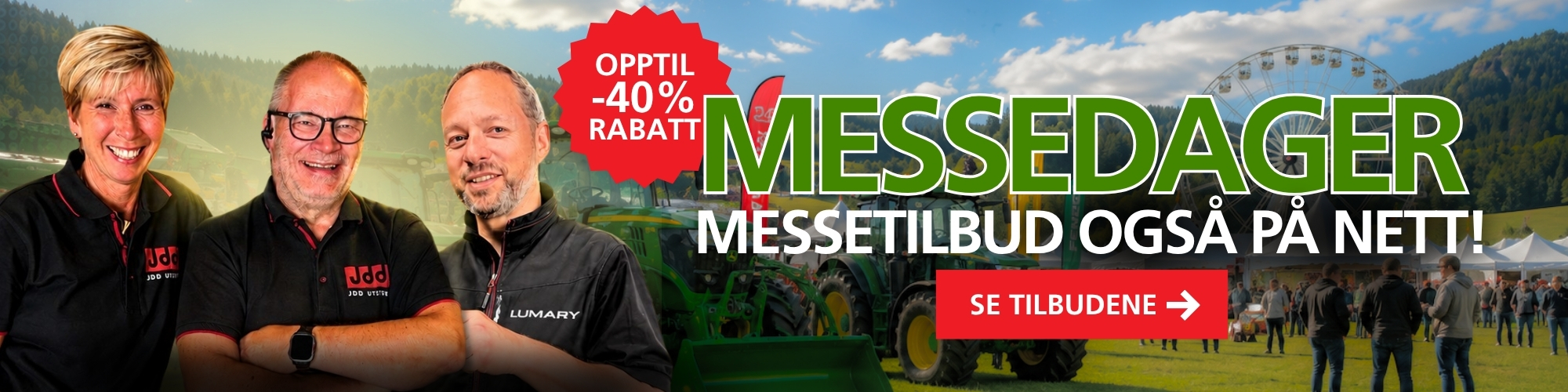 Messedager - Opptil -40% rabatt