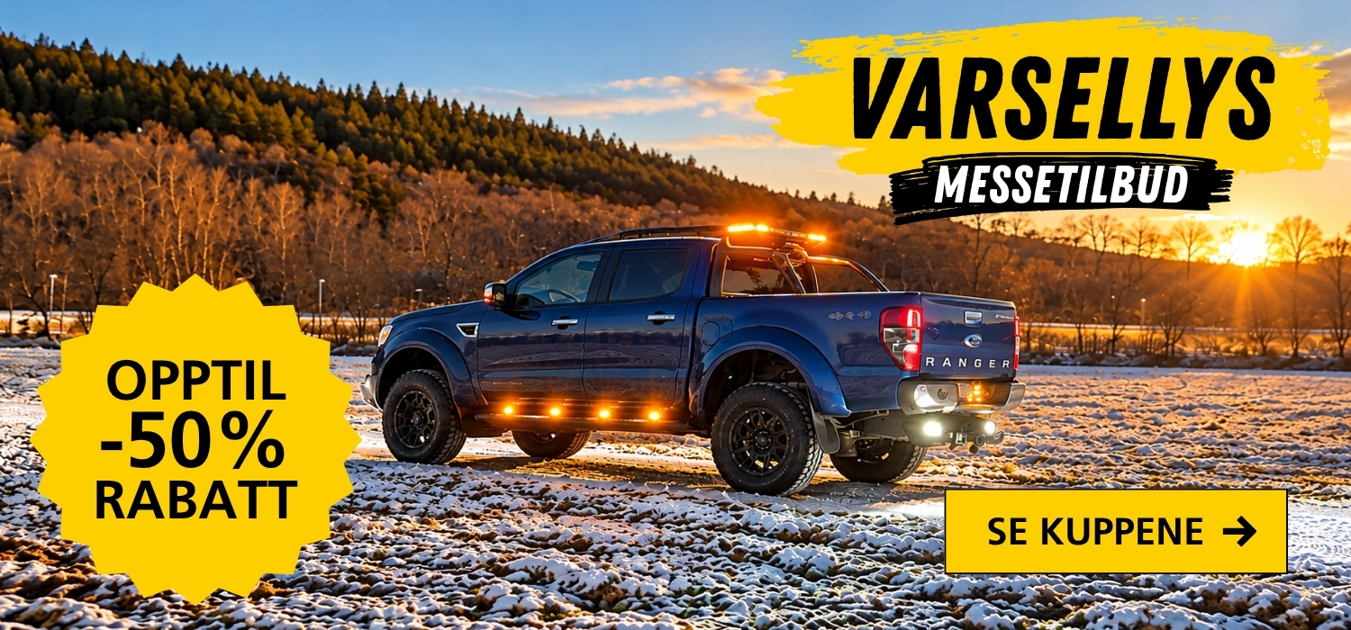 Varsellys opptil -50% rabatt