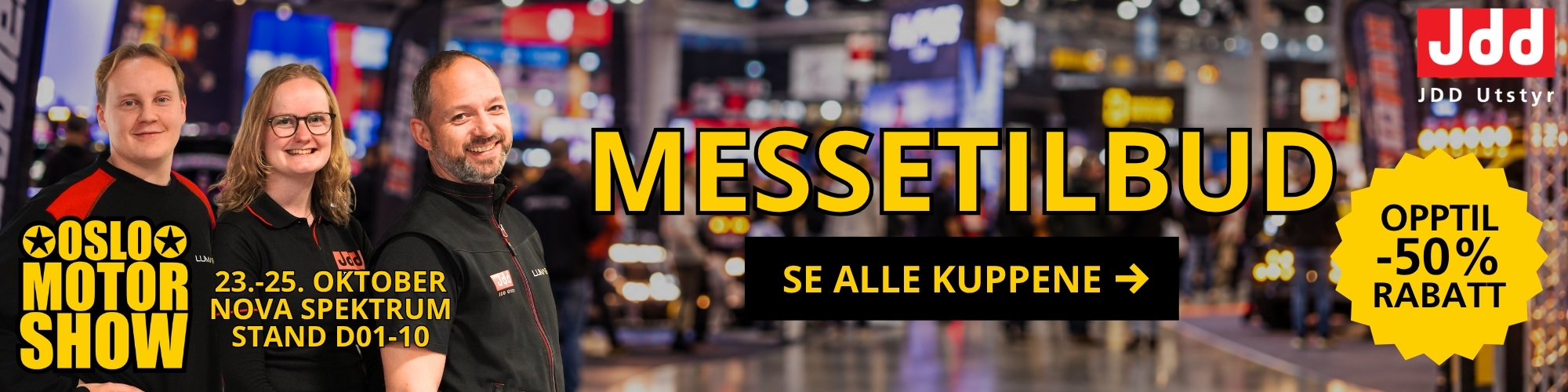 Messetilbud  - Opptil -50% rabatt