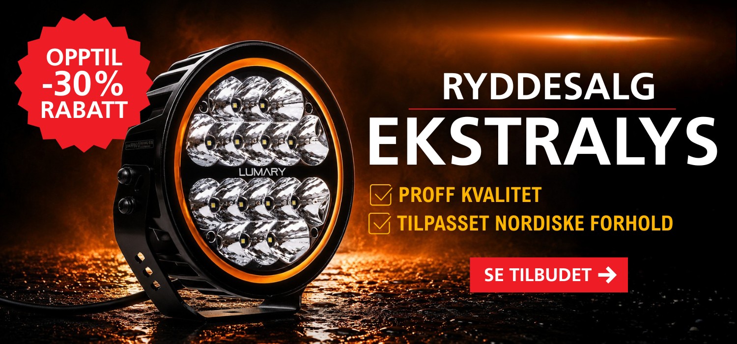 Ryddesalg - tilbud på ekstralys