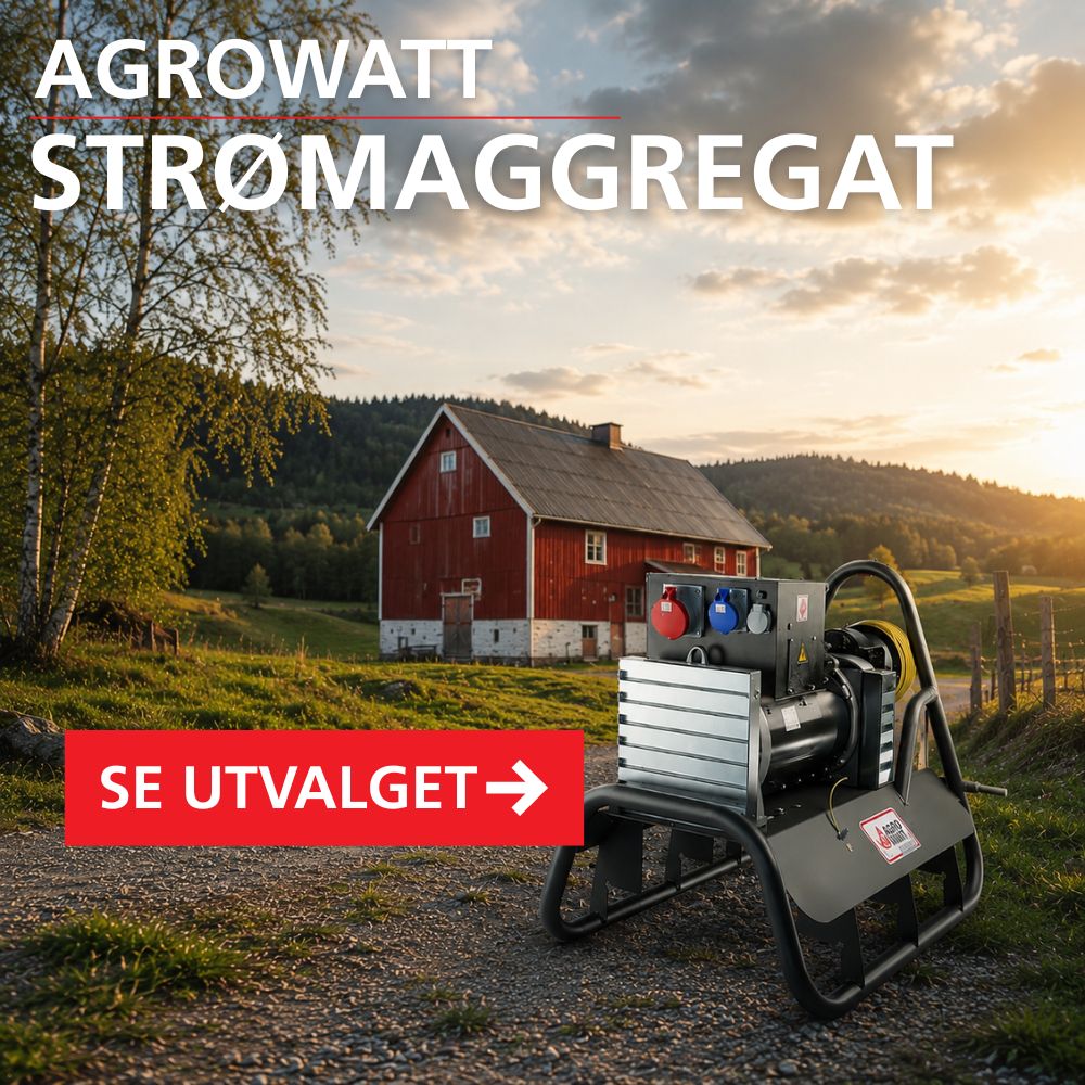 Agrowatt Strømaggregat banner