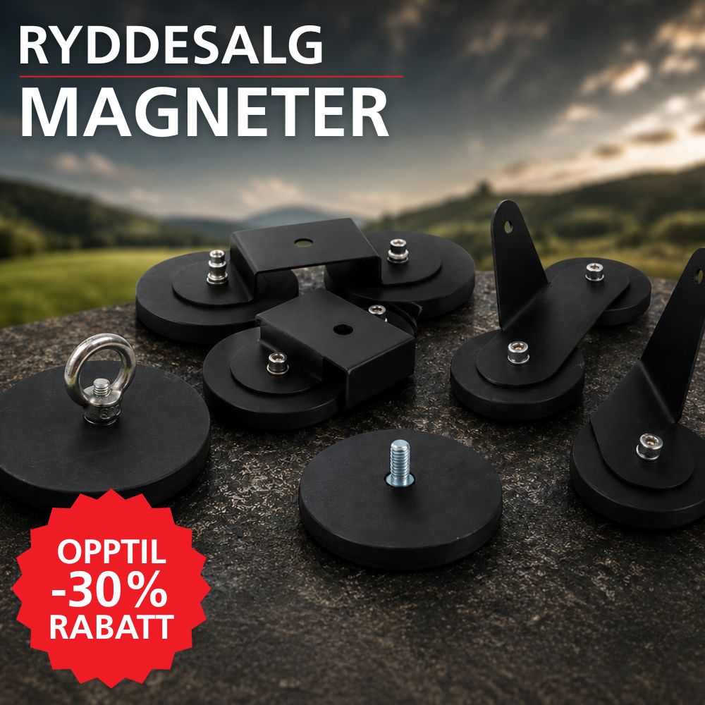 Magneter banner opptil -30% rabatt
