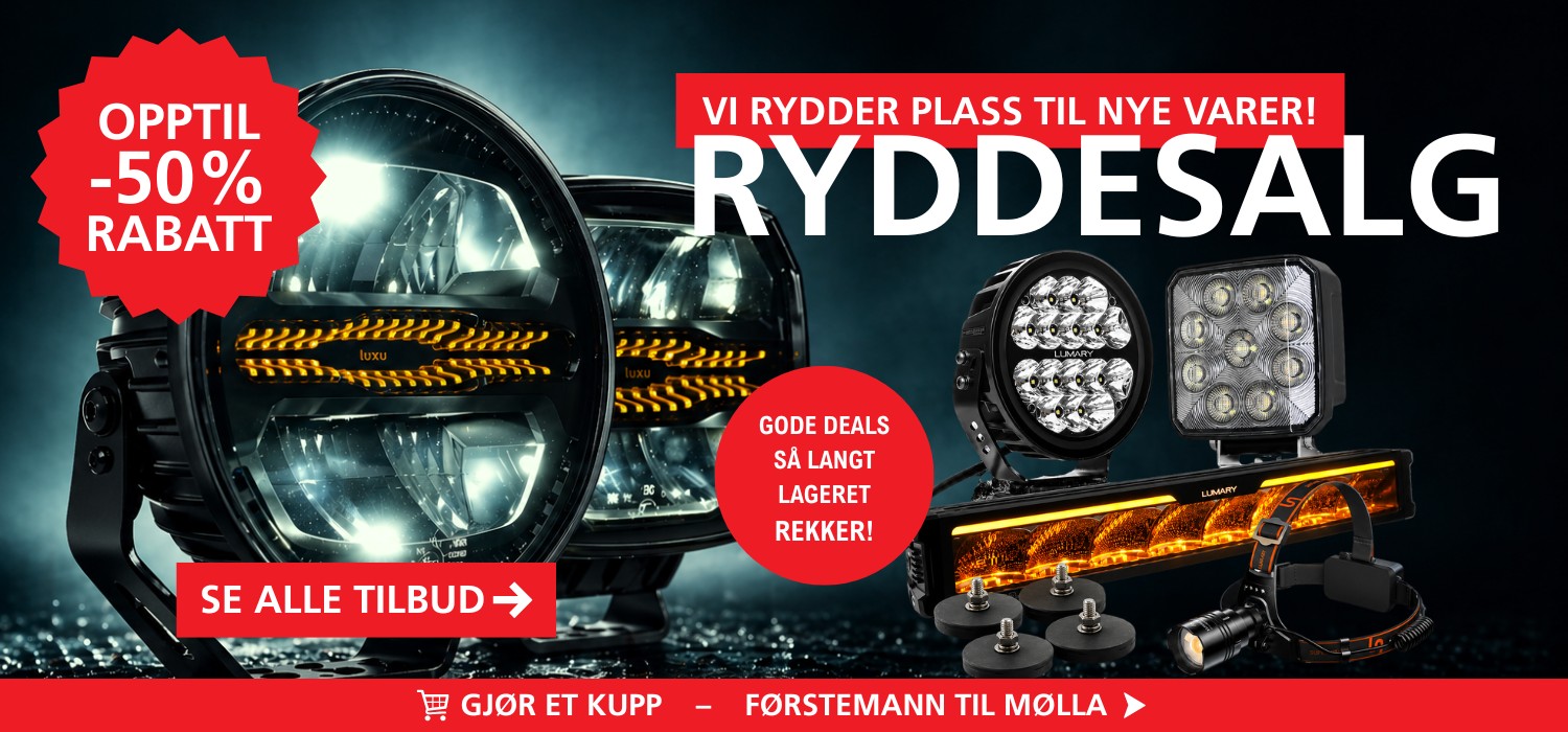Ryddesalg - vi rydder plass til nye varer!