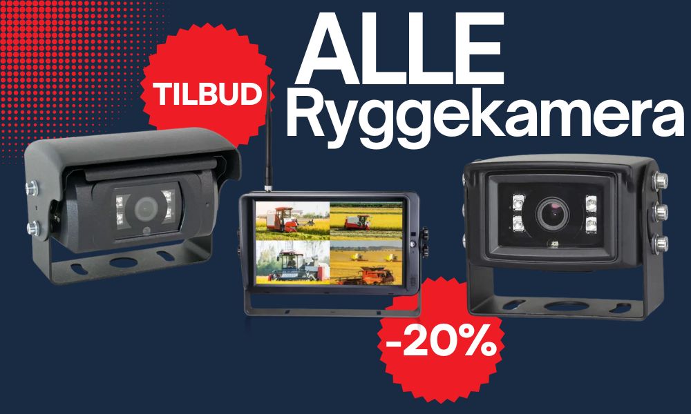 Fabrikattilpasset arbeidslys til traktor