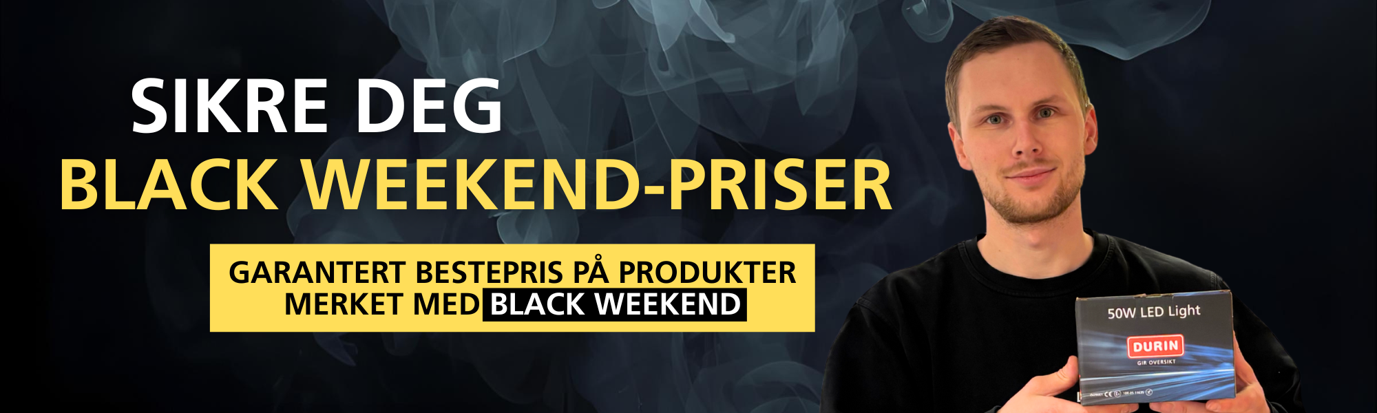 Fabrikattilpasset arbeidslys til traktor