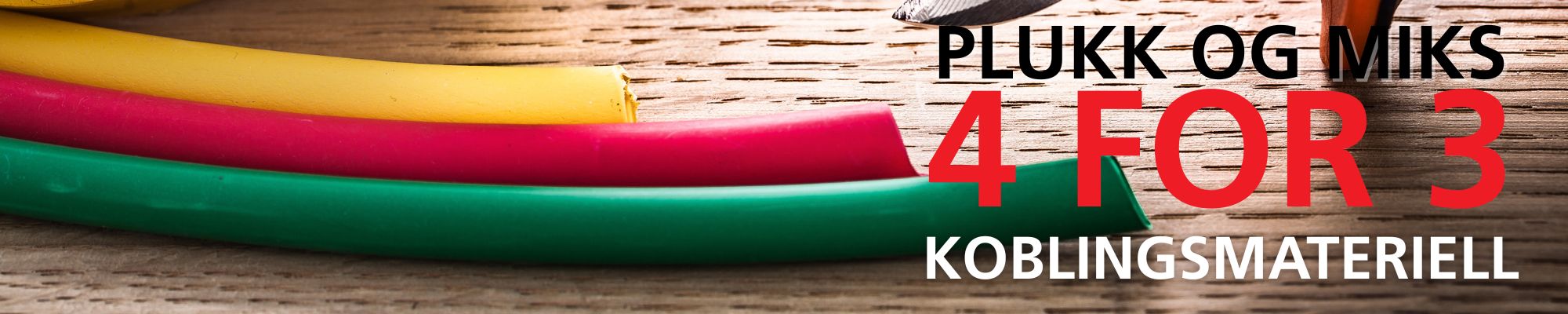 Koblingsmateriell 4 for 2